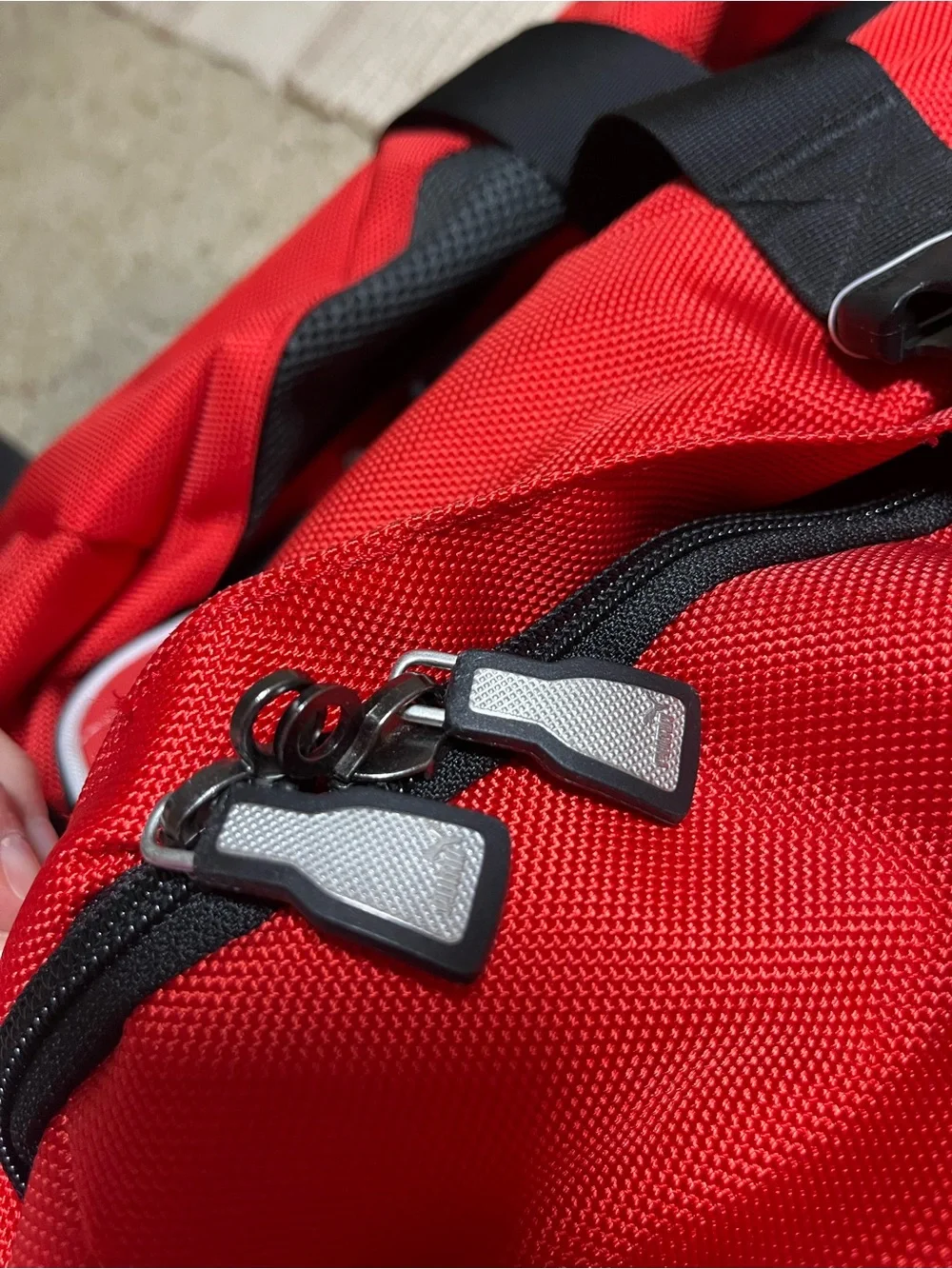 PUMA x Scuderia Ferrari red duffel/gym/travel